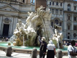 fountain Four rivers